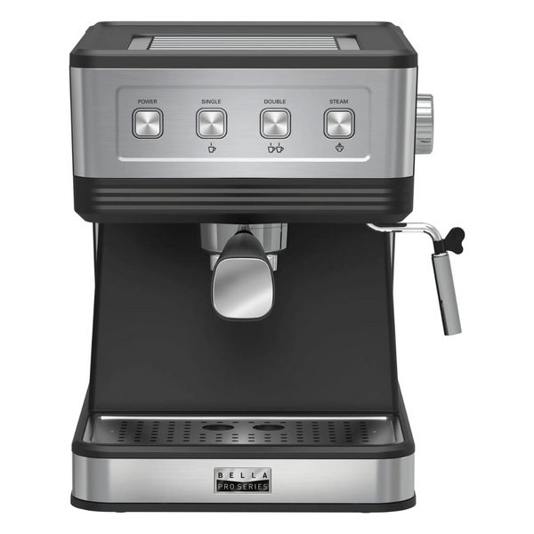 Bella Pro Series Espresso Machine With 20 Bars Of Pressure (Stainless Steel)