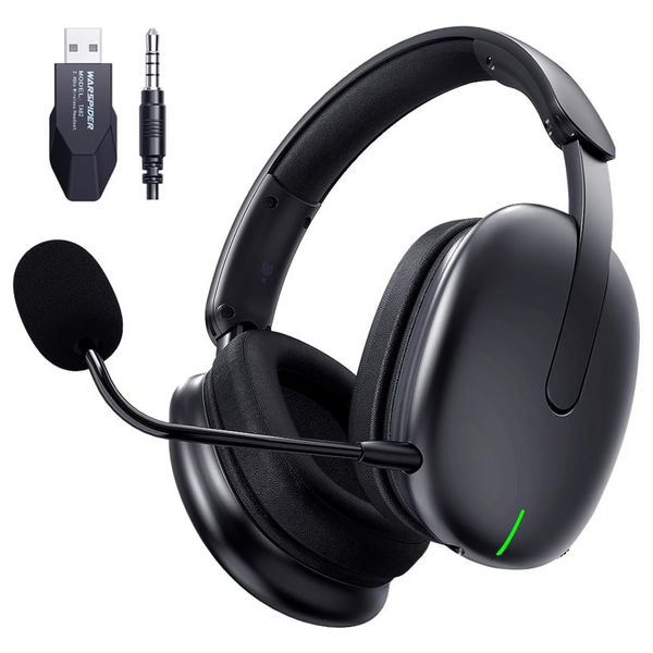 2.4GHz USB Wireless Gaming Headset For PS5 PS4 PC Mac Switch