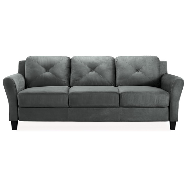 Lifestyle Solutions Harvard 78.7" Rectangle 3-Seater Harrington Sofa