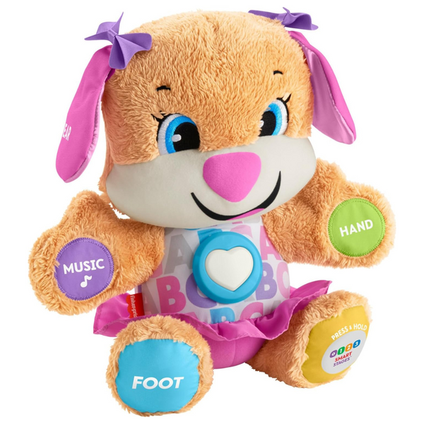 Fisher-Price Kids Laugh & Learn Stages Sis Musical Plush Toy W/ Lights