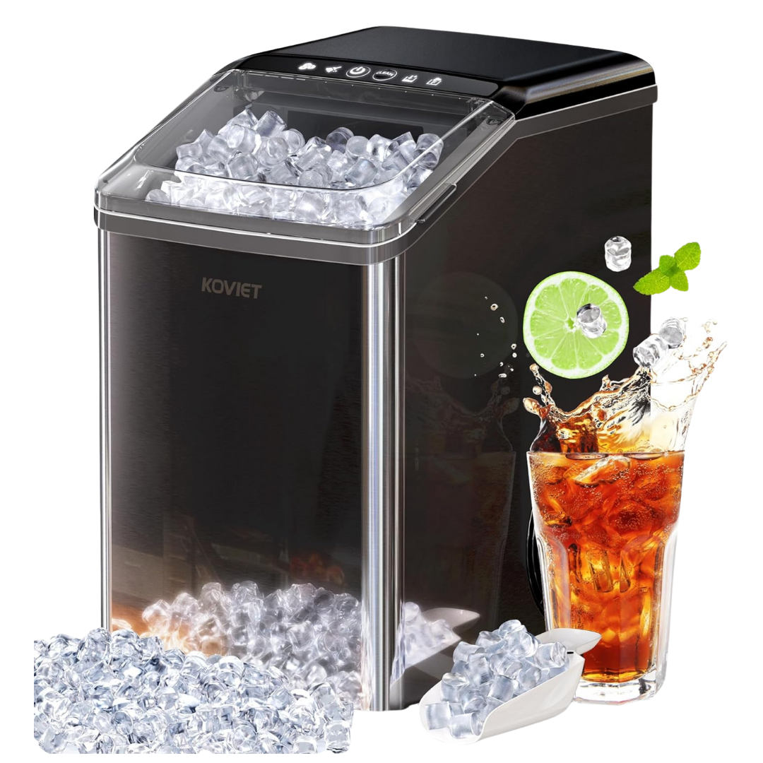 KOVIET 40lbs/24H Soft Chewable Pebble Ice Maker Machine