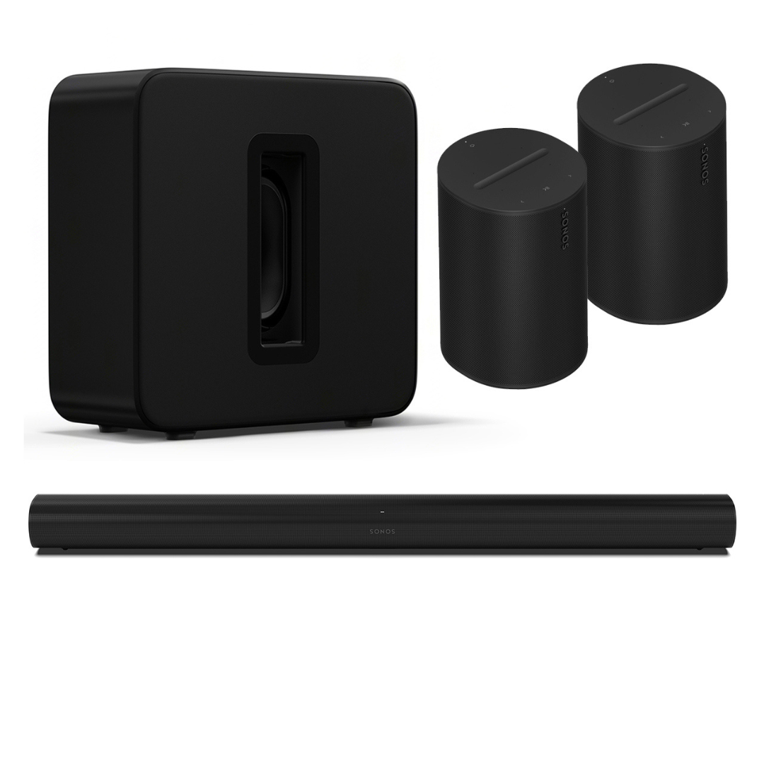 Sonos Arc Premium Smart Soundbar + Sub 4 Subwoofer + 2x Era 100 Speakers