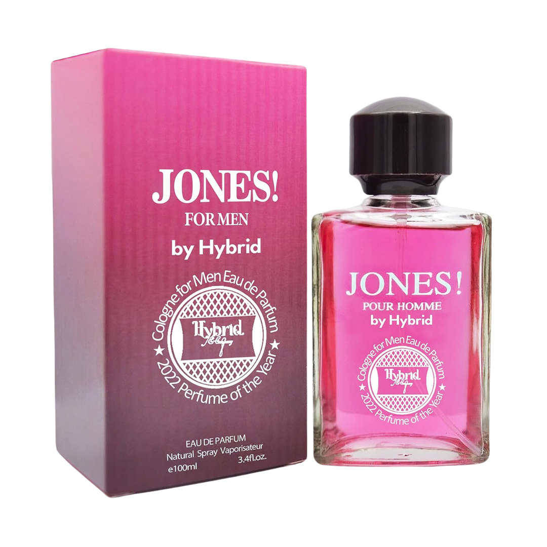 Jones By Hybrid Men's Classic Scent Eau De Perfume Toilette Spray (3.4 Oz)