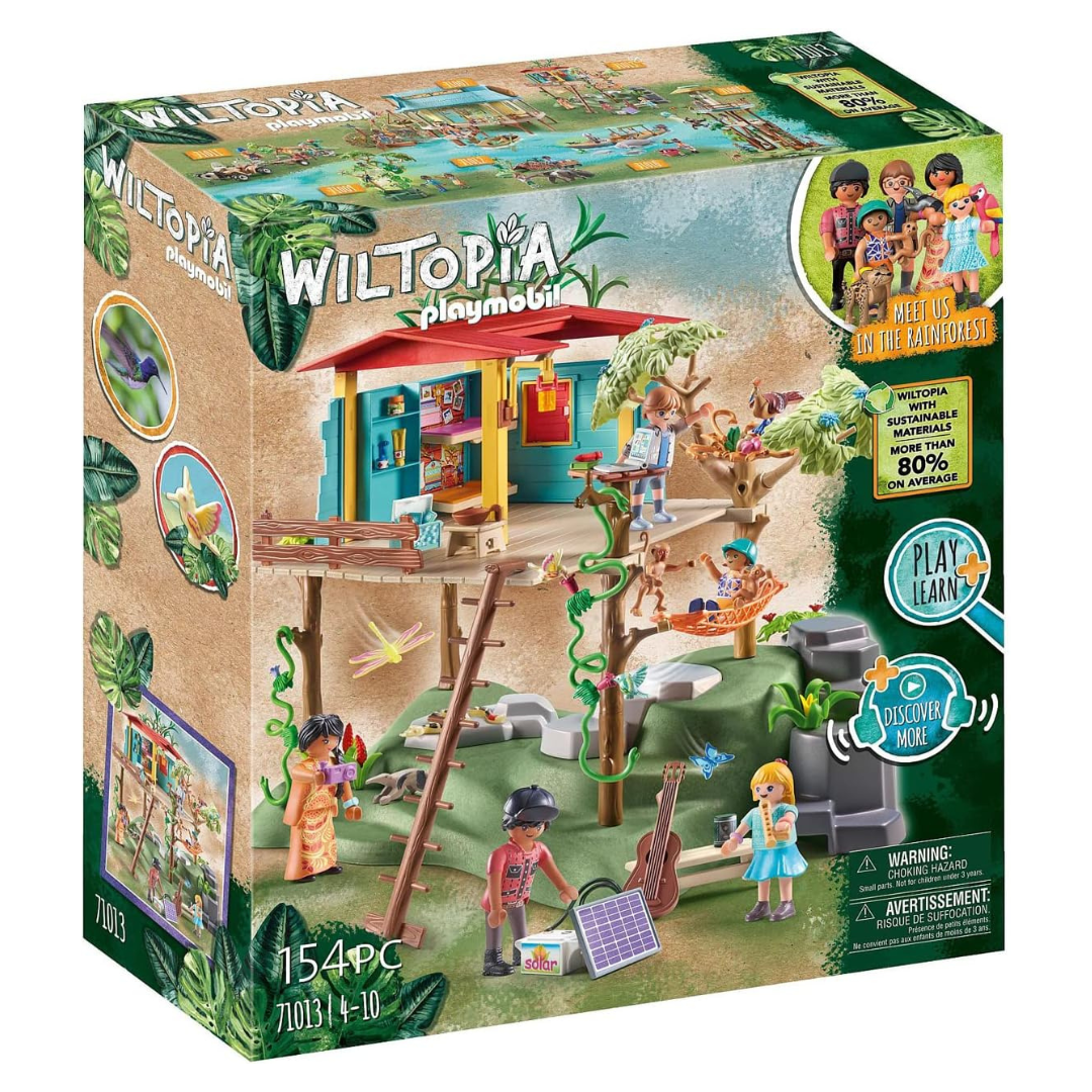 154-Piece Playmobil Wiltopia Family Tree House Playset