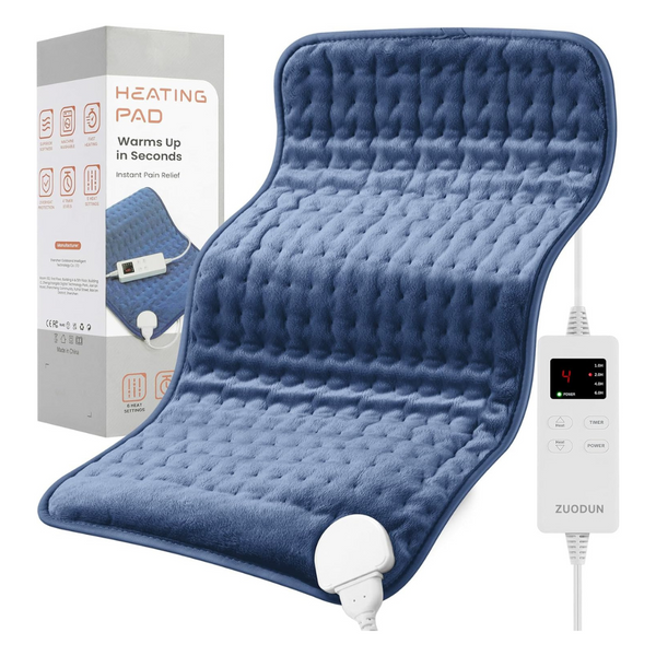 Large Electric Heating Pads With Auto Shut Off & 6 Heat Settings