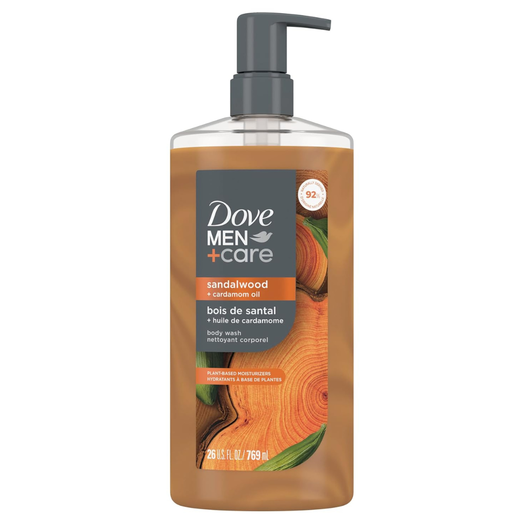 26 oz Dove Men+Care Sandalwood Cardamom Oil Body Wash