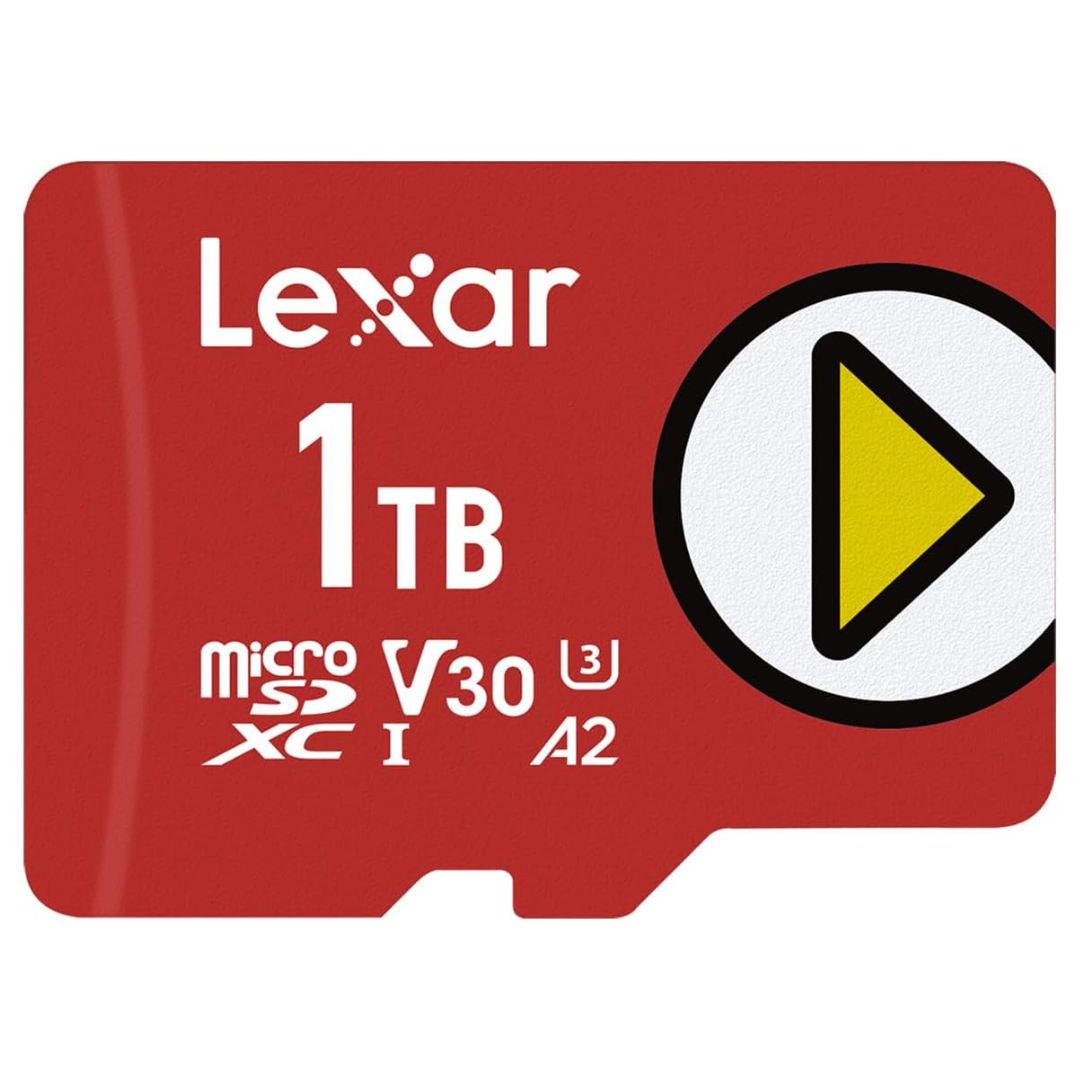 Lexar PLAY 1TB UHS-I C10 U3 V30 A2 microSDXC Card