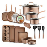 20-Piece NutriChef Nonstick Aluminum Cookware Kitchen Set