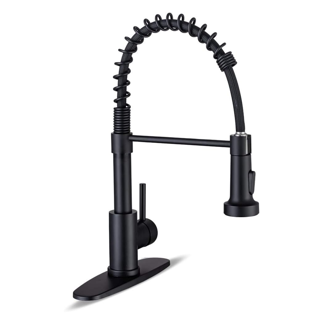 WEWE Pull Down Sprayer Commercial Industrial Kitchen Faucets