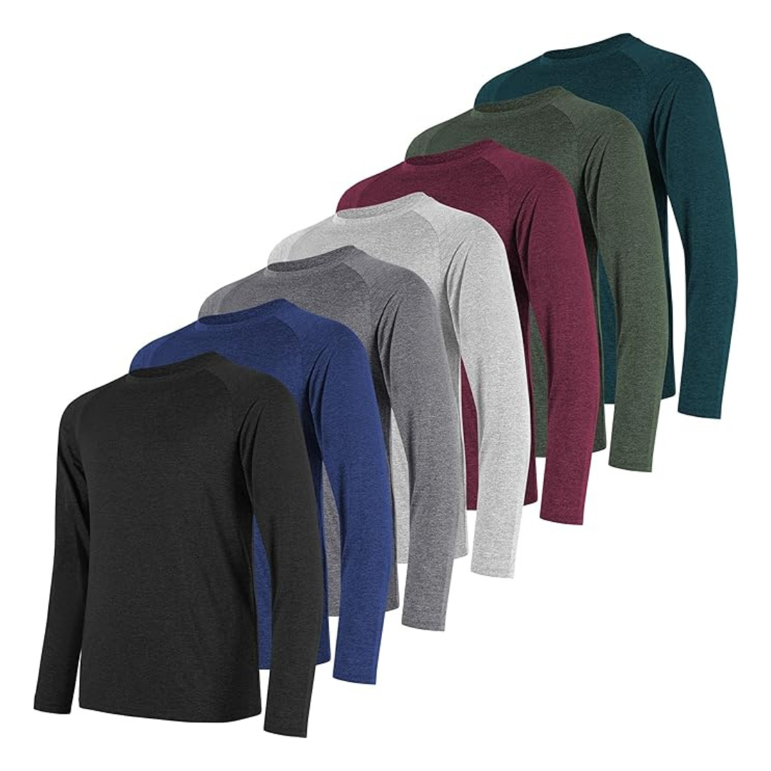 7 Pack CE' CERDR Quick Dry Long Sleeve Shirts