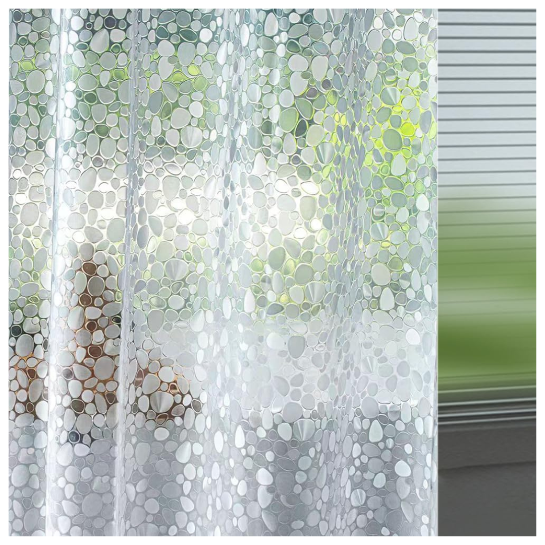 54x79 Inch Lightweight Plastic Bathroom Shower Inner Curtain