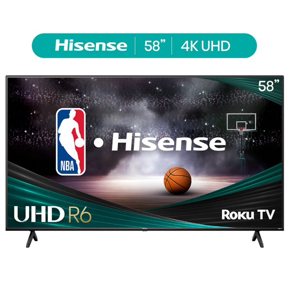 Hisense R6 Series 58" 4K Ultra HDR Smart LED Roku TV