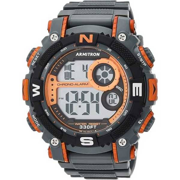 Armitron Sport Men's Digital Chronograph Resin Strap Watch