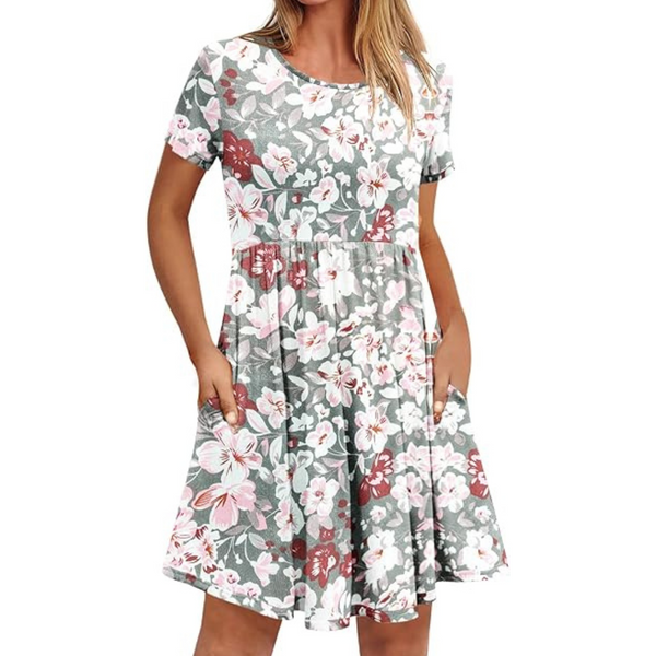 Women's Floral Print Summer Dresses