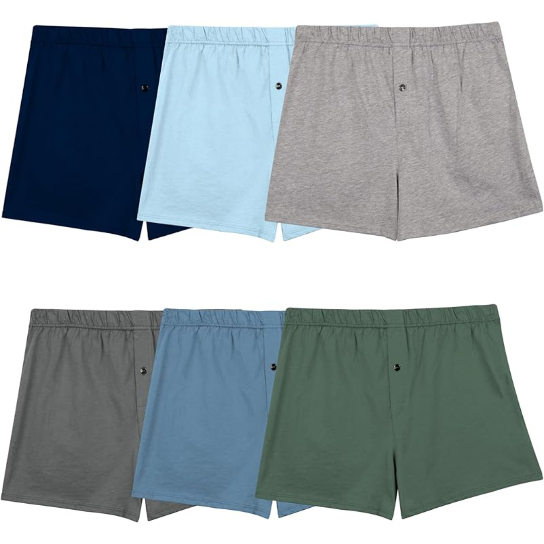 5-Pack Fruit of the Loom Men's Tag Free Knit Boxer Shorts