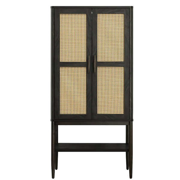 Better Homes & Gardens Springwood Caning Storage Cabinet (2 colors)