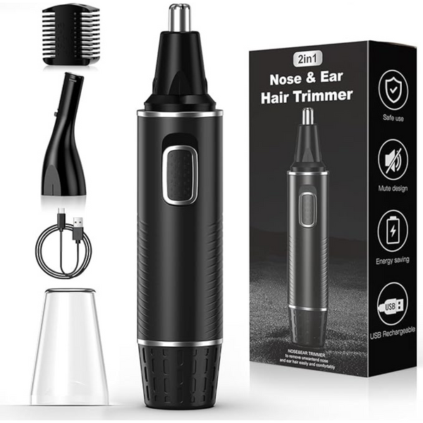 Painless Portable Rechargeable Eyebrow & Nose Hair Trimmer