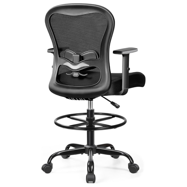 Primy Drafting Ergonomic Tall Office Chair w/ Adjustable Footrest