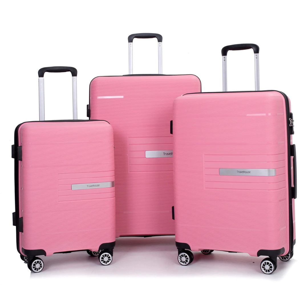 3-Piece Tripcomp Hardside Carry On Luggage Sets (3 color options)