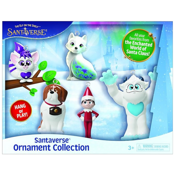 5-Piece The Elf On the Shelf Santaverse Ornament Collection Set