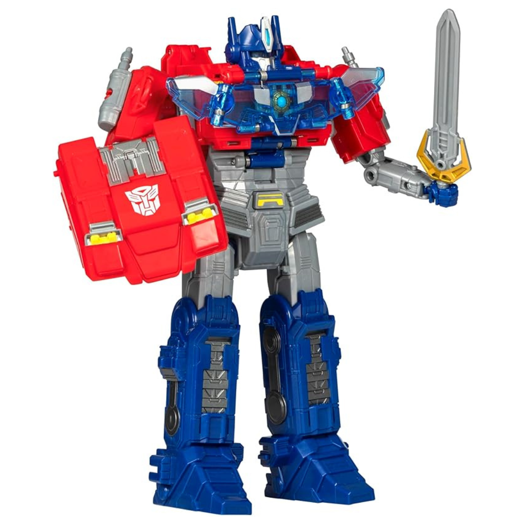 Transformers 10" One Power Flip Optimus Prime Action Figure