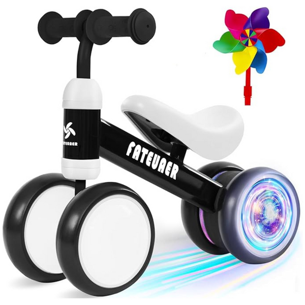 4 Wheels Pre-School Colorful Lighting Baby Balance Bike Toys