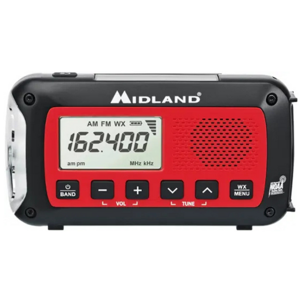 Midland ER40 Emergency Crank Weather Alert Radio With Flashlight