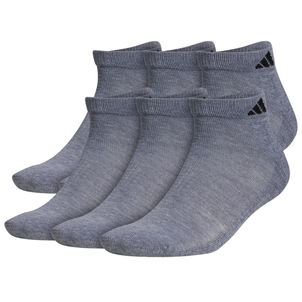 6 Pairs Of Adidas Athletic Cushioned Low Socks