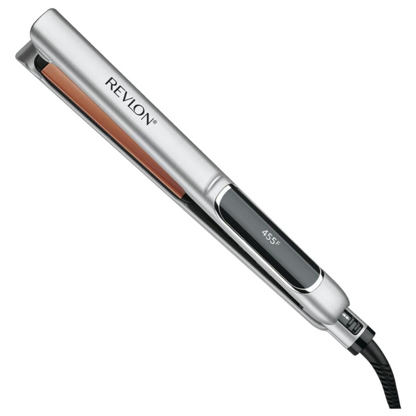 Revlon Copper Smooth Hair Flat Iron | Frizz Control For Fast And Shiny Styles, (XL 1 In)