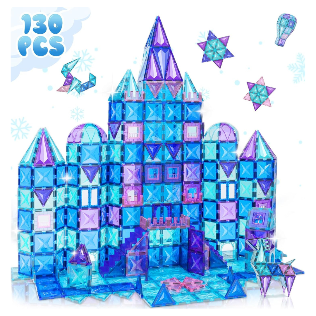 130 Pcs Frozen Magnetic Tiles