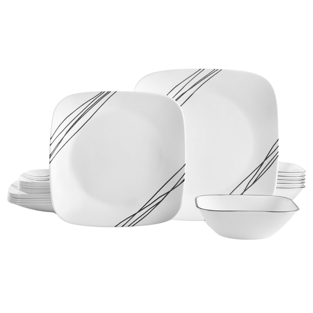 Corelle Vitrelle 18-Piece Service For 6 Dinnerware