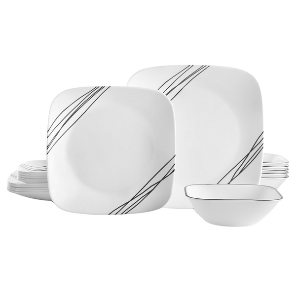 Corelle Vitrelle 18-Piece Service For 6 Dinnerware