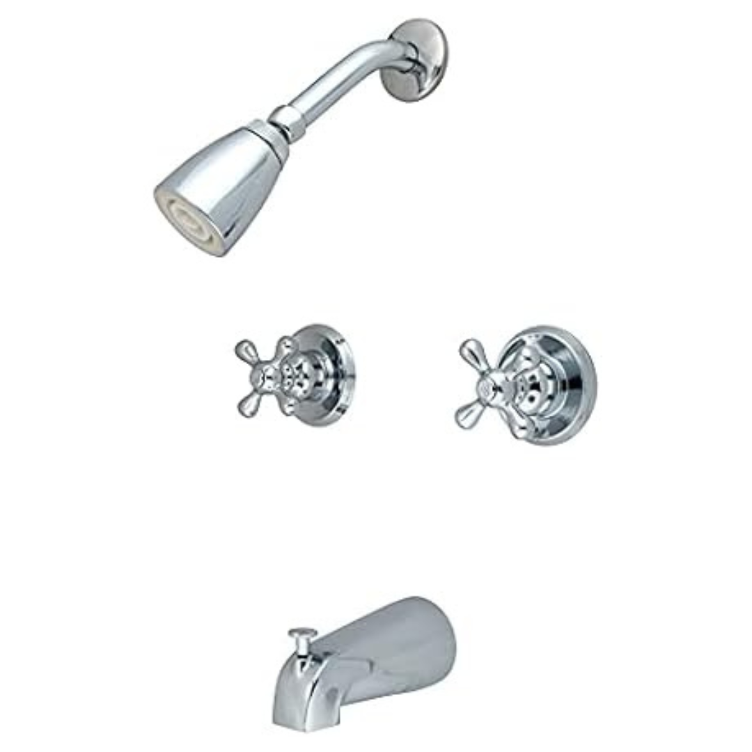 Kingston Brass Twin Handle Tub And Shower Faucet