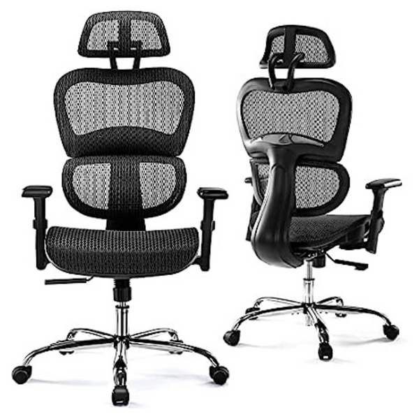 JHK MC83BK Ergonomic Executive High Back Office Chair