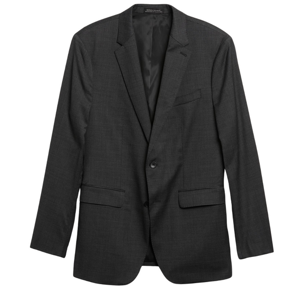 Banana Republic Men's Signature Italian Nailhead Suit Jacket (Gray)