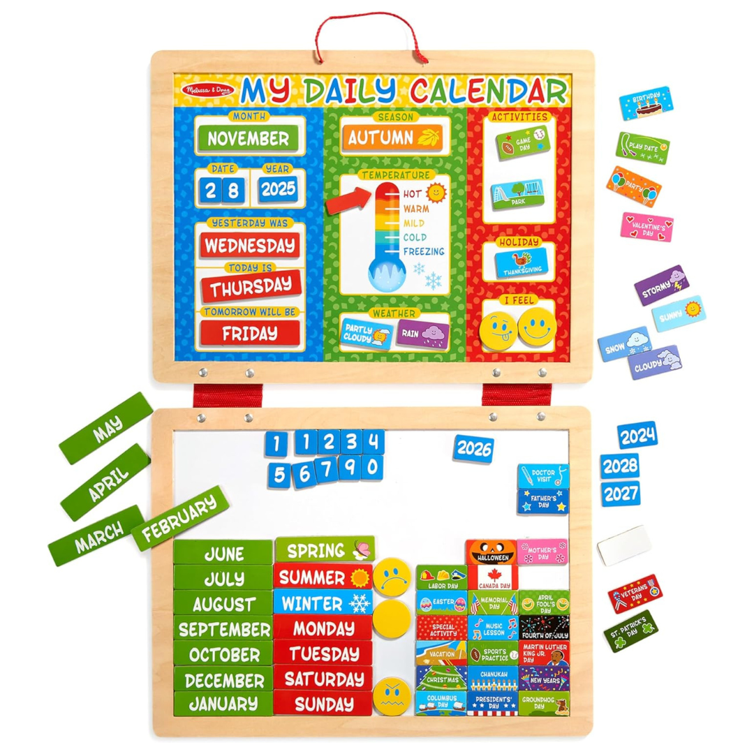 Melissa & Doug My First Daily Magnetic Calendar