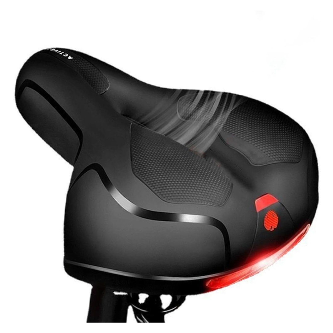 Soft Breathable Comfortable Bicycle Seat With Dual Shock Absorbing