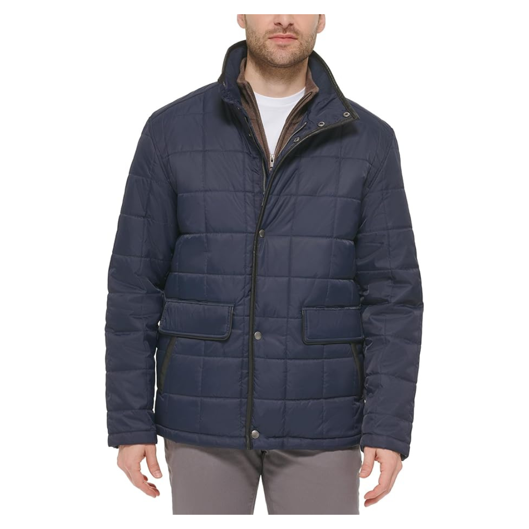 Cole Haan Men's Box Quilted Jacket (Navy)