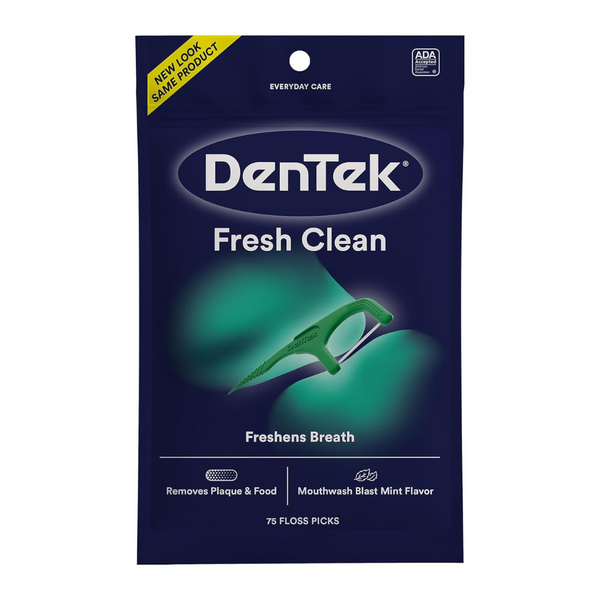 75-Count DenTek Fresh Clean Floss Picks (Mint)