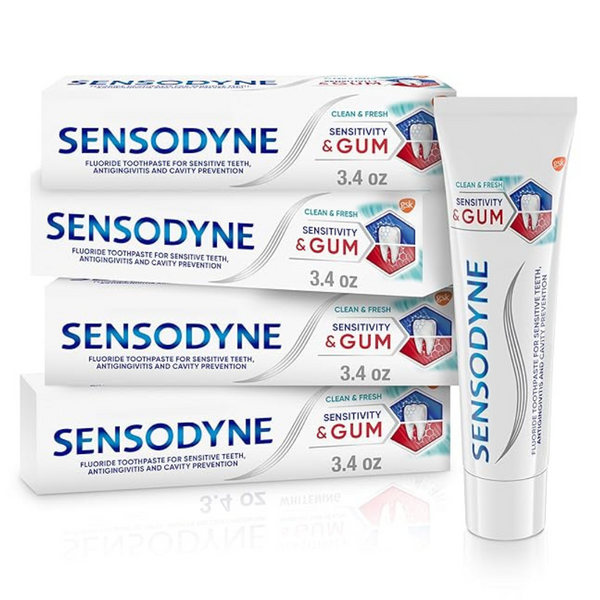 4-Count Sensodyne Sensitivity & Gum Sensitive Toothpaste