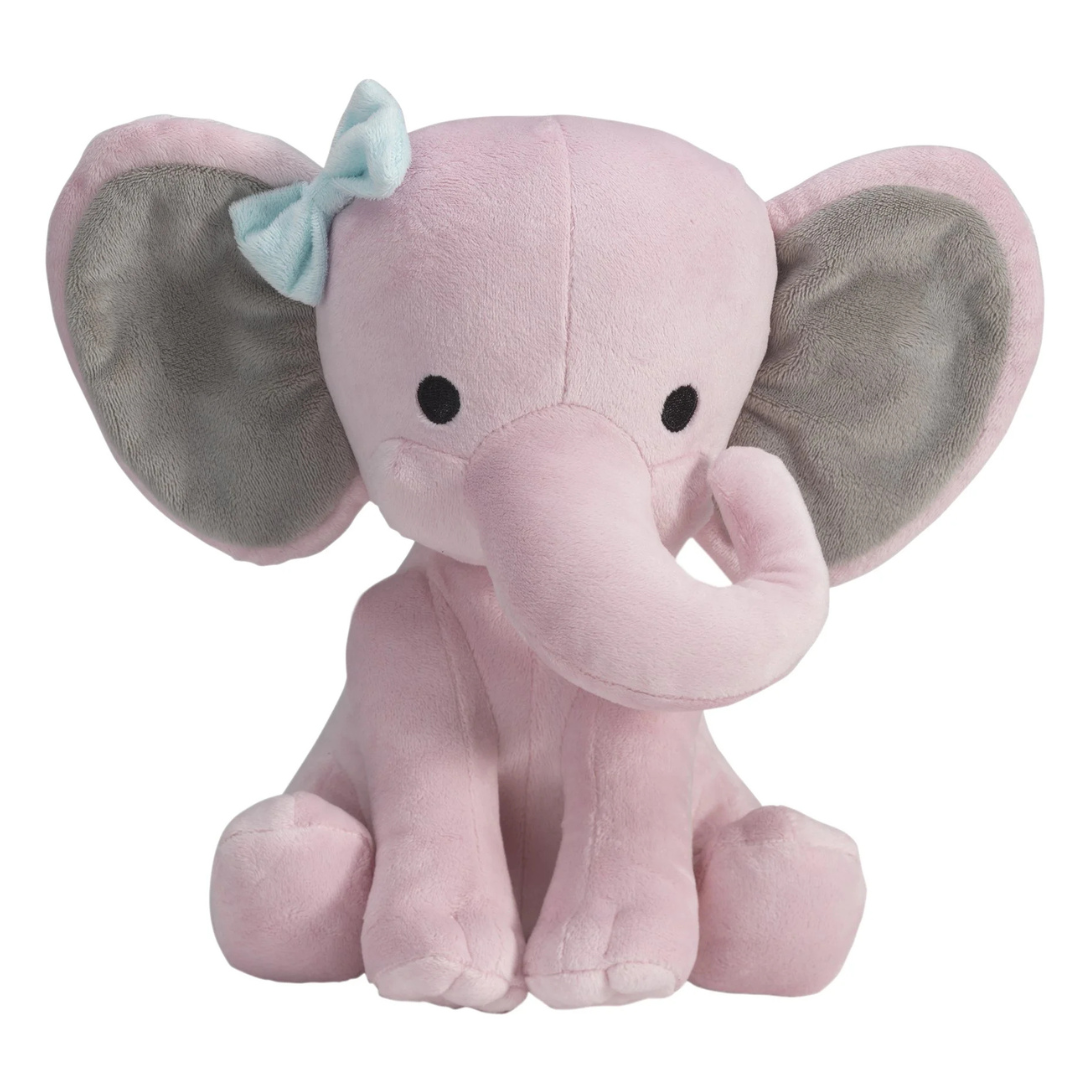 Bedtime Originals Twinkle Toes Pink Elephant Plush