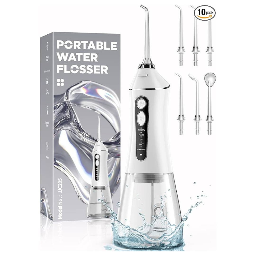 10-Pack Reure Portable Electric Dental Water Flosser