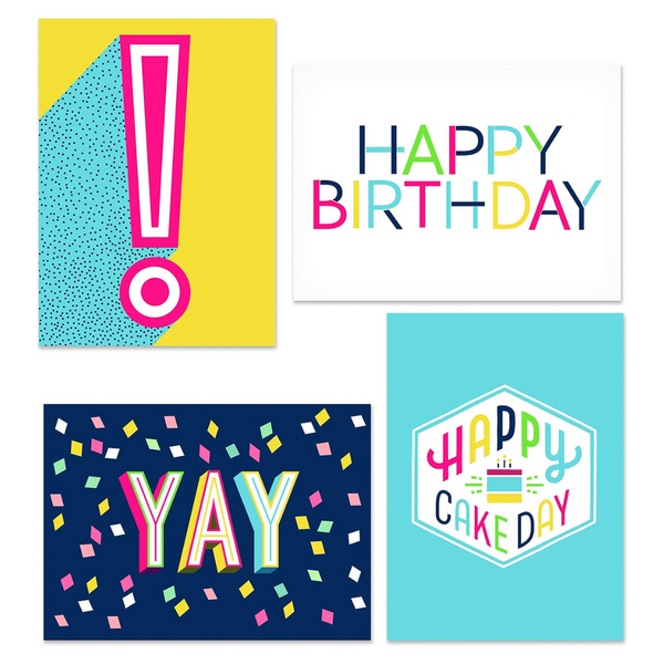 Hallmark Birthday Cards Assortment, Happy Cake Day (48 Cards With Envelopes)