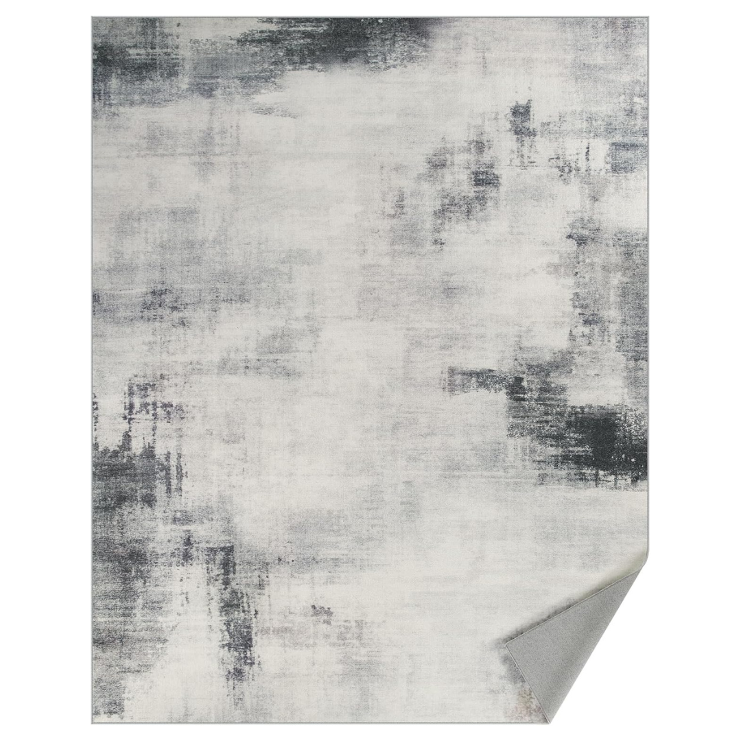 Non-Slip Modern Abstract Style Carpet (8 x 10 Ft)