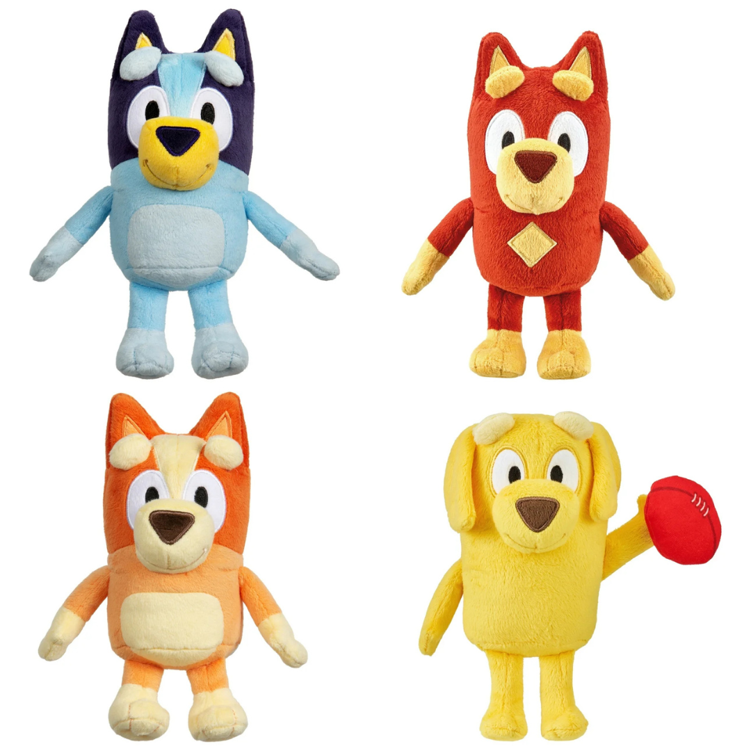 Bluey 7.5"- 8" Plush Friends Set Value Box