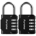 2-Pack Puroma 4-Digit Combination Lock