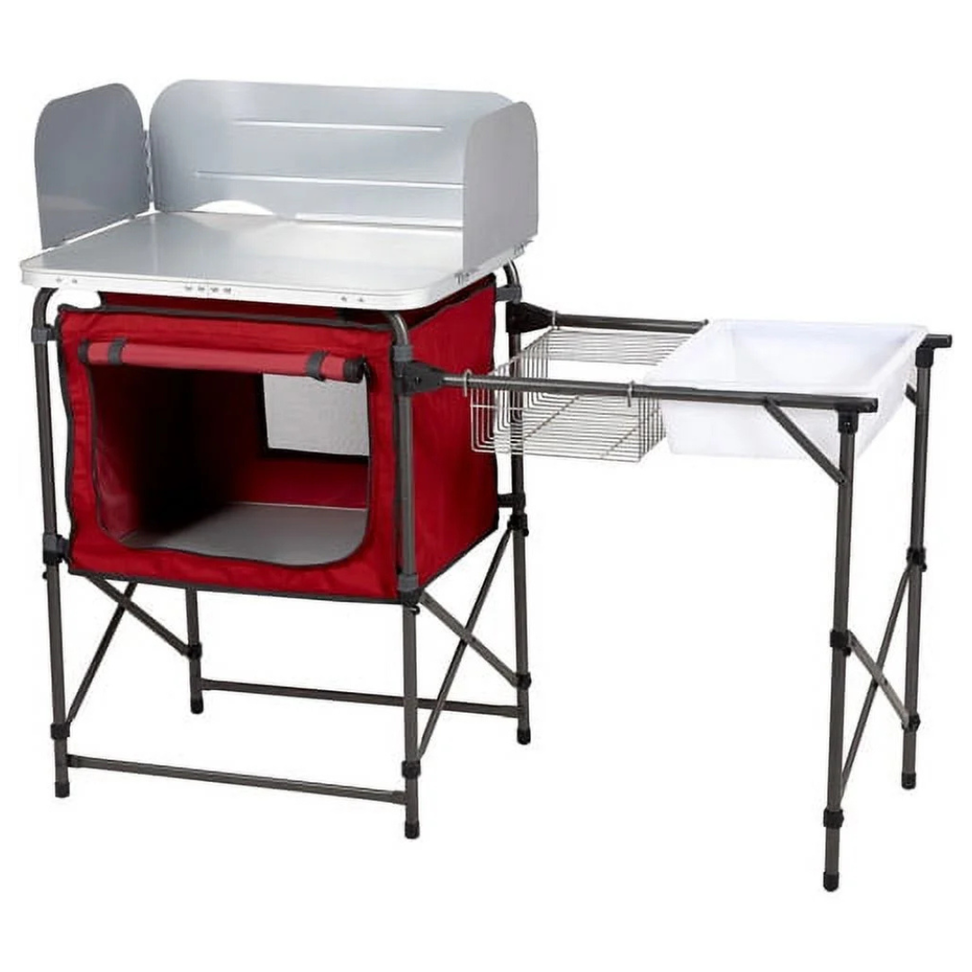 Ozark Trail Deluxe Camping Kitchen w/Storage (31" H x 13" W x 8.25" L)