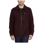 IZOD Men's & Big Men's Zip-Front Flannel Shirt Jacket