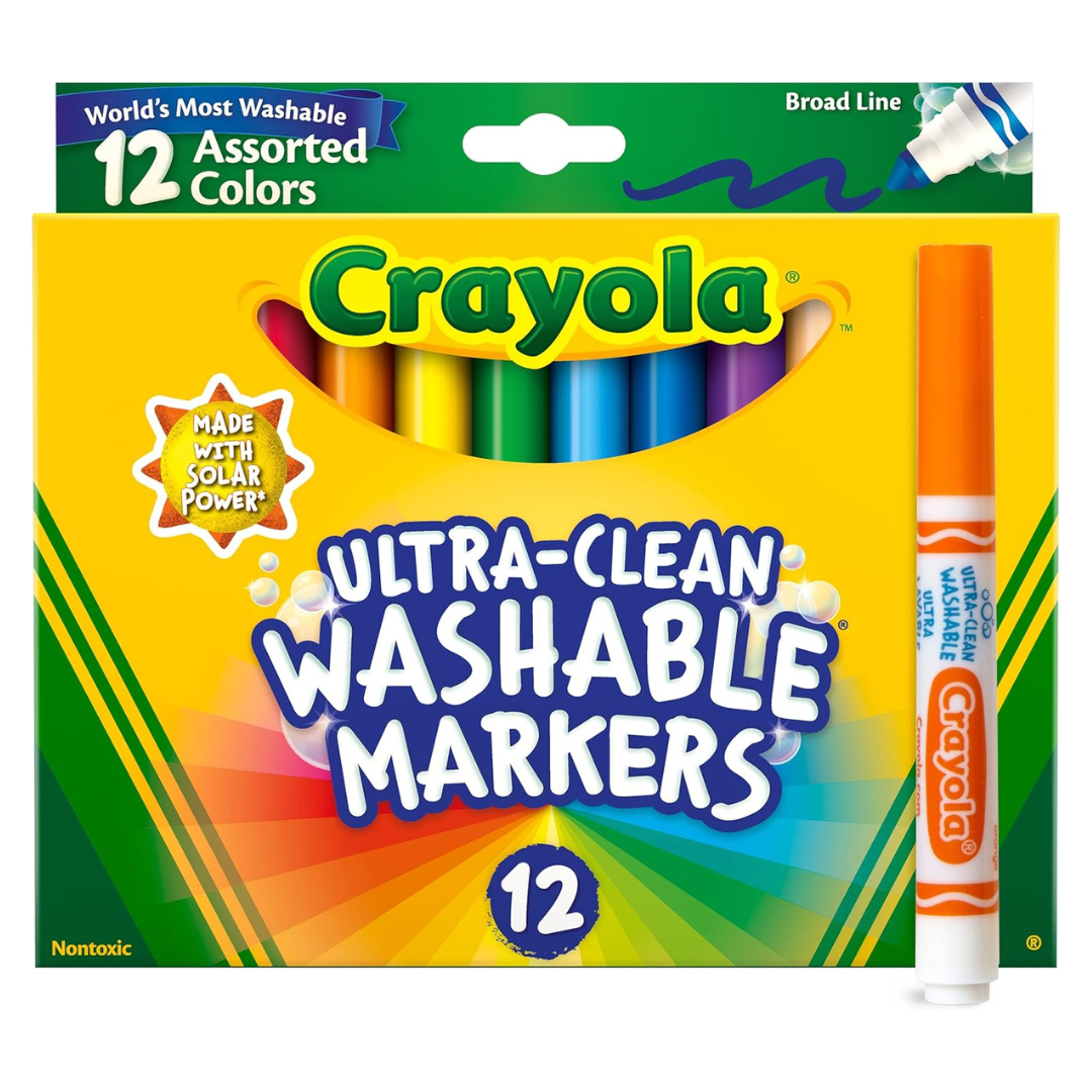 12-Count Crayola Broad Line Markers