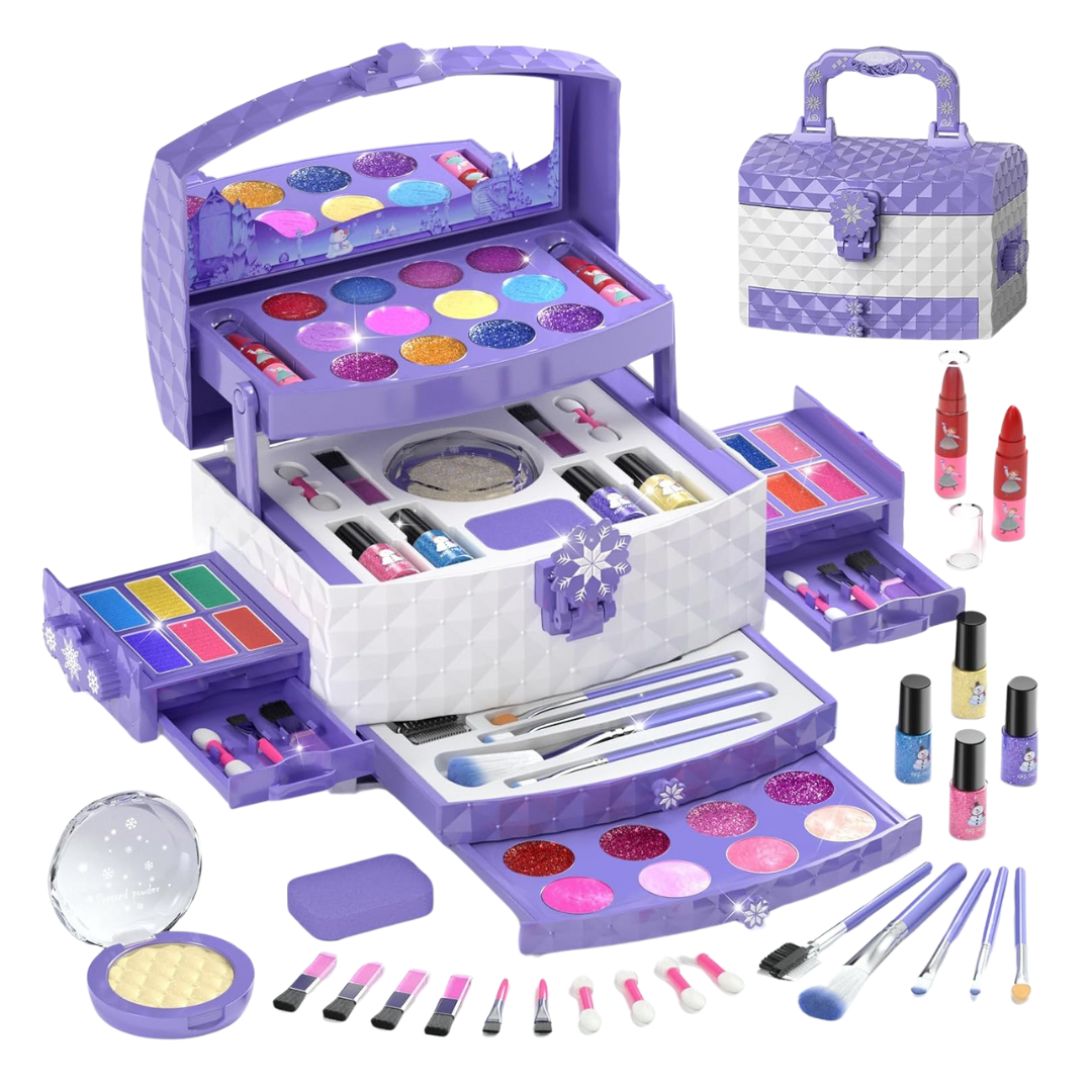 56-Pieces Kids Washable Non-Toxic Makeup Set